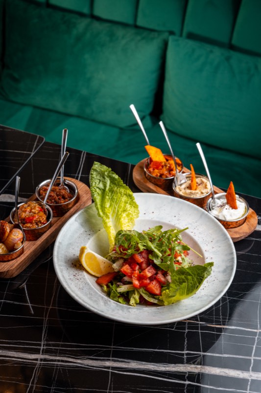A selection of mezze