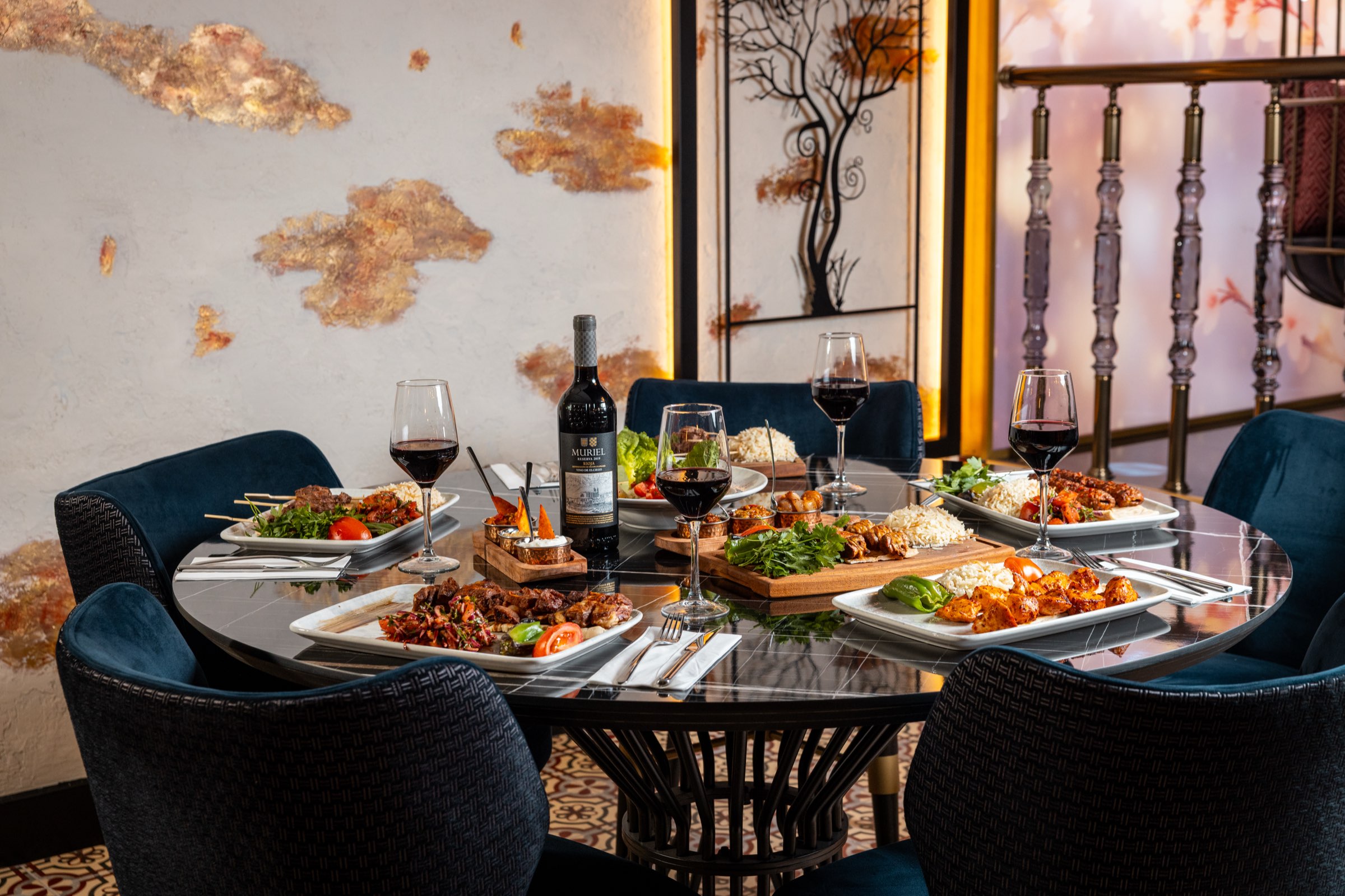 An intimate table set for a private gathering